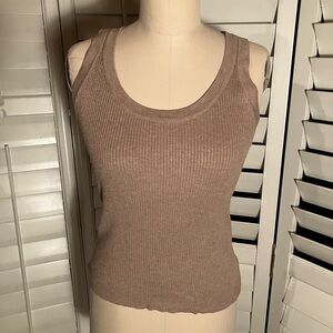 H&M basic beige tank top size S